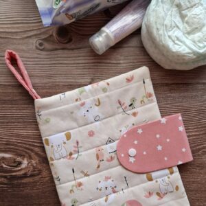 Portapannolini Elefantini rosa