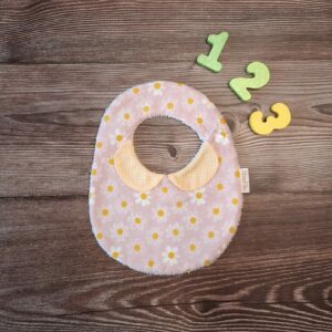 Bavaglino primi mesi Bon Bon Margherite