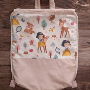 Sacca-zaino con interno impermeabile Biancaneve