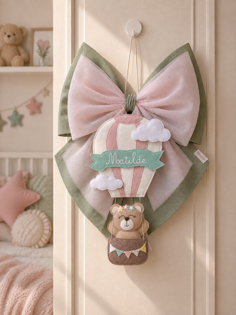 fiocco-nascita-personalizzato-fatto-a-mano-bambina-mongolfiera-panno-lenci-tulle